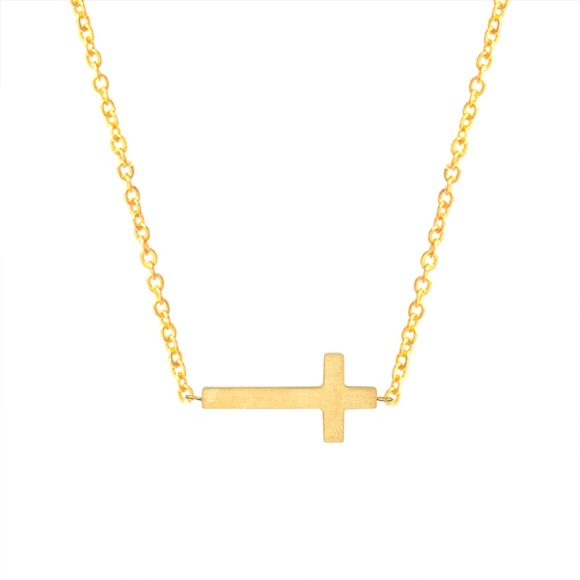 Jewelry - ❤️4 for $20 Sale❤️  New Hot Gold Cross necklace